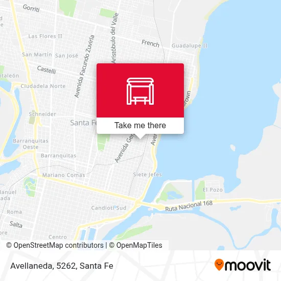 Avellaneda, 5262 map