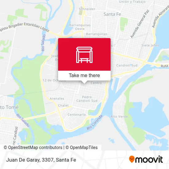 Juan De Garay, 3307 map