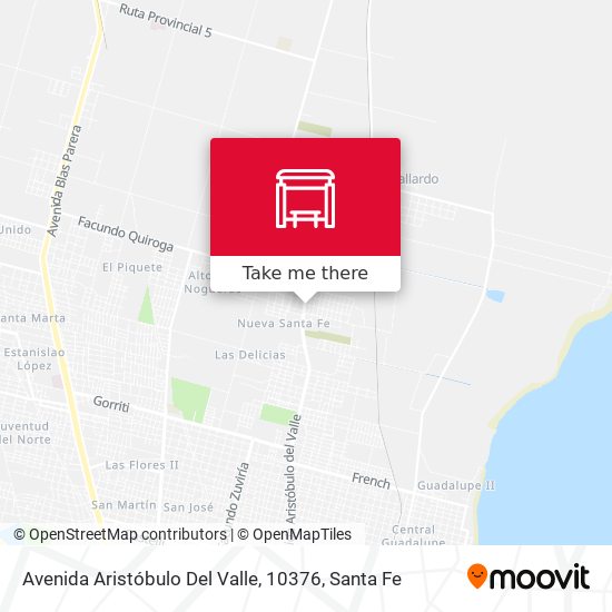 Mapa de Avenida Aristóbulo Del Valle, 10376