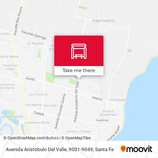 Avenida Aristóbulo Del Valle, 9001-9049 map