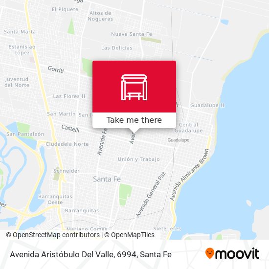 Avenida Aristóbulo Del Valle, 6994 map