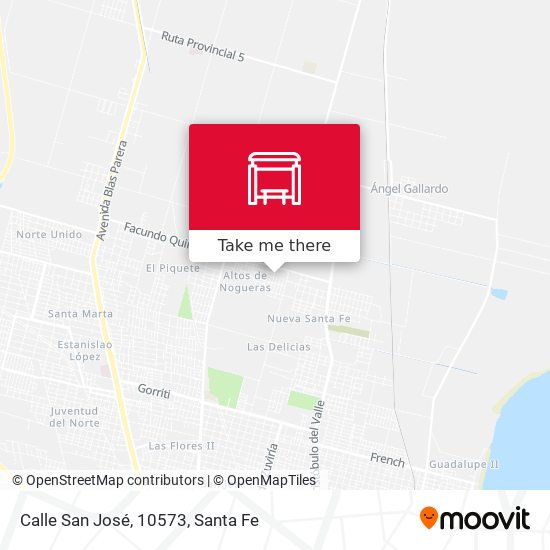 Calle San José, 10573 map