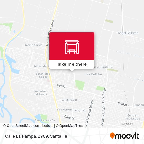 Mapa de Calle La Pampa, 2969