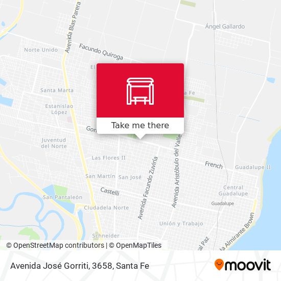 Mapa de Avenida José Gorriti, 3658