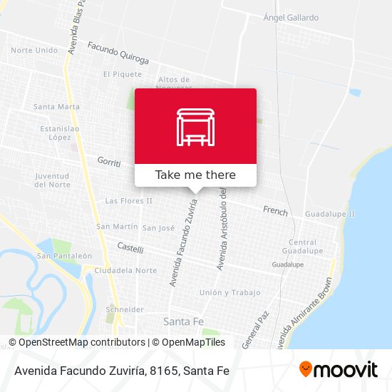 Avenida Facundo Zuviría, 8165 map