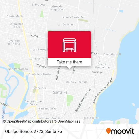 Obispo Boneo, 2723 map