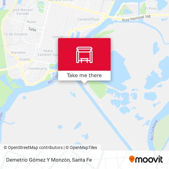 Mapa de Demetrio Gómez Y Monzón