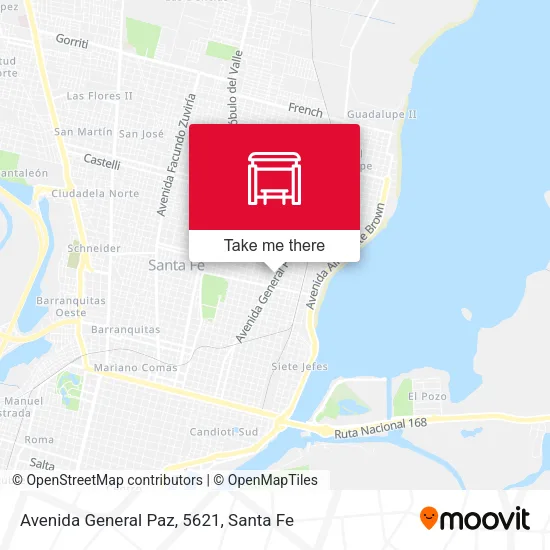 Avenida General Paz, 5621 map