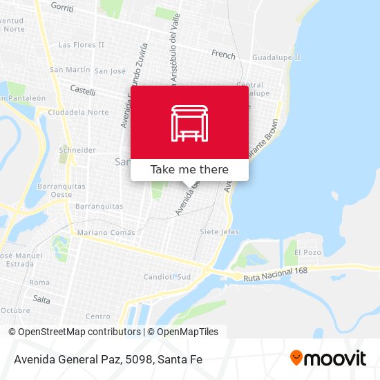 Mapa de Avenida General Paz, 5098