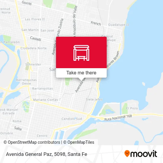 Avenida General Paz, 5098 map