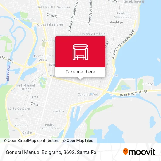 Mapa de General Manuel Belgrano, 3692