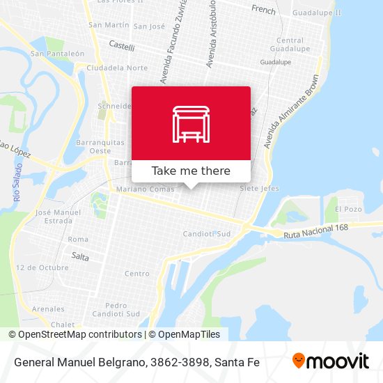 General Manuel Belgrano, 3862-3898 map