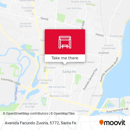 Avenida Facundo Zuviría, 5772 map