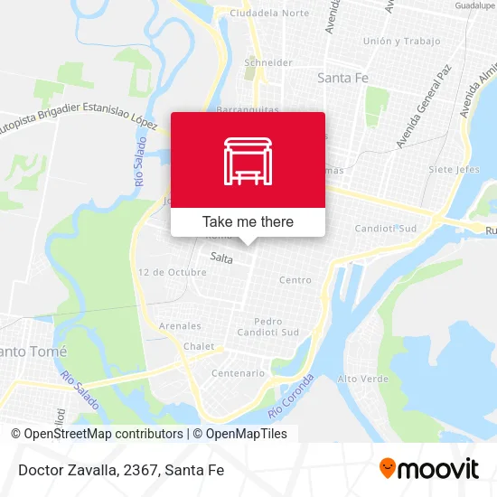 Mapa de Doctor Zavalla, 2367