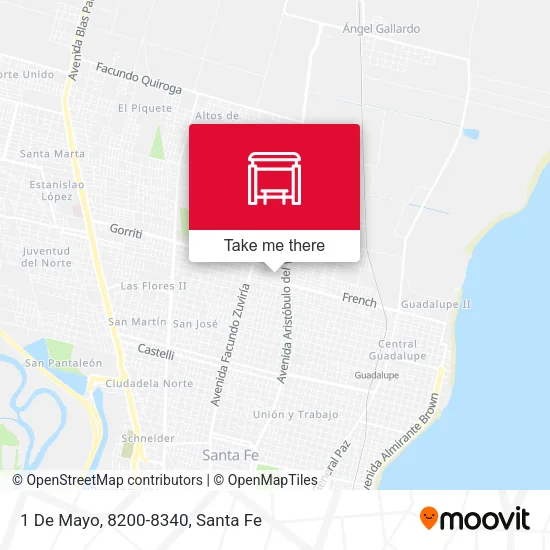 1 De Mayo, 8200-8340 map