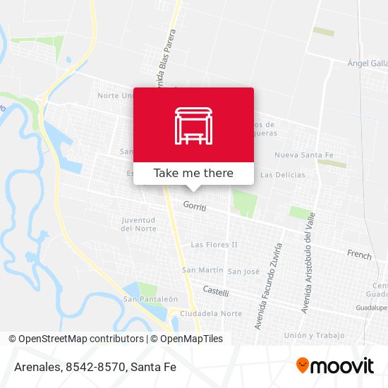 Mapa de Arenales, 8542-8570