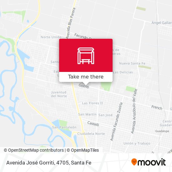 Avenida José Gorriti, 4705 map