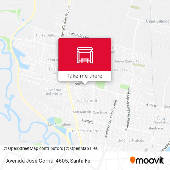 Avenida José Gorriti, 4605 map