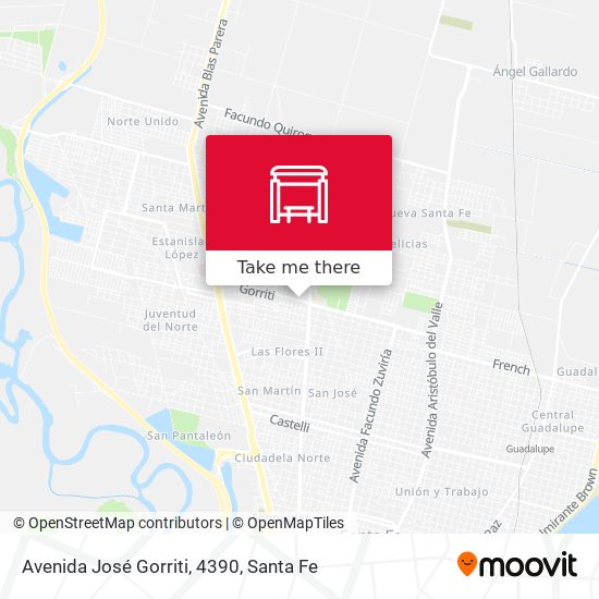 Mapa de Avenida José Gorriti, 4390