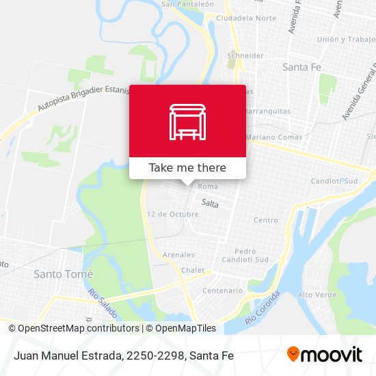 Juan Manuel Estrada, 2250-2298 map