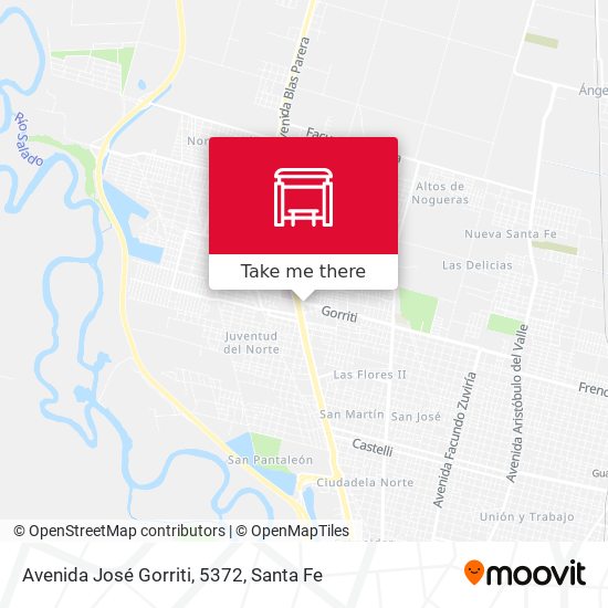 Avenida José Gorriti, 5372 map