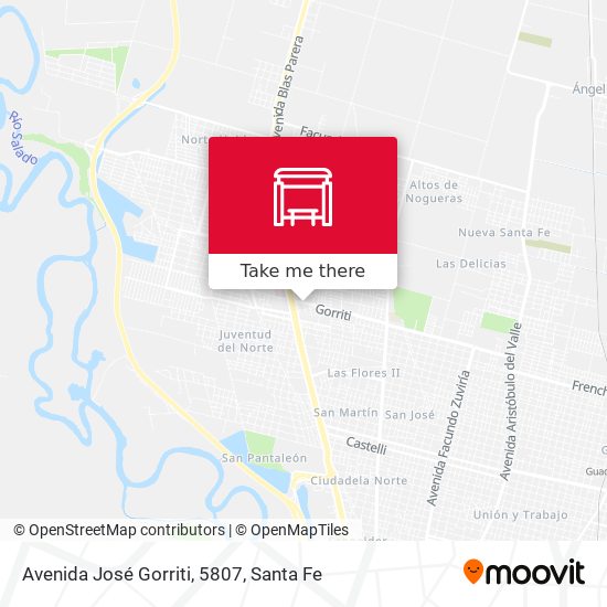 Avenida José Gorriti, 5807 map