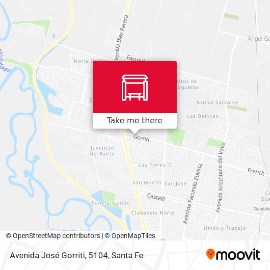 Avenida José Gorriti, 5104 map