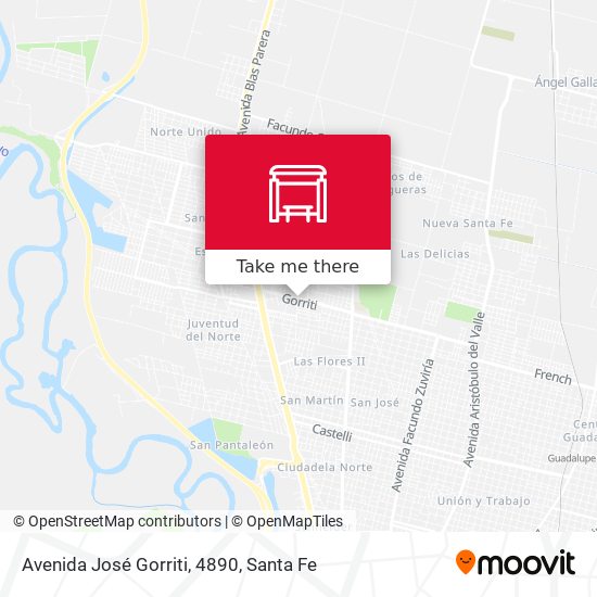 Avenida José Gorriti, 4890 map