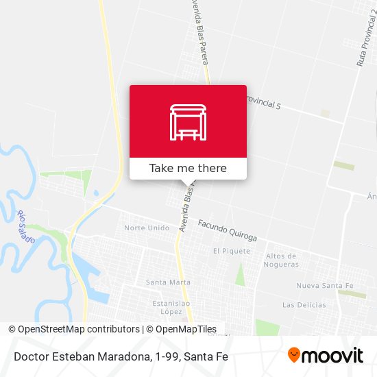 Doctor Esteban Maradona, 1-99 map