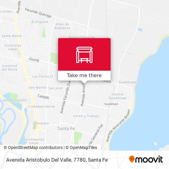 Avenida Aristóbulo Del Valle, 7780 map