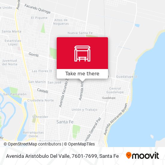 Avenida Aristóbulo Del Valle, 7601-7699 map
