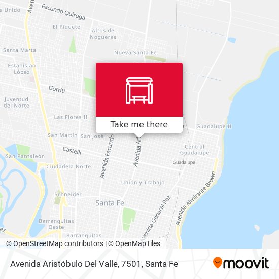 Avenida Aristóbulo Del Valle, 7501 map