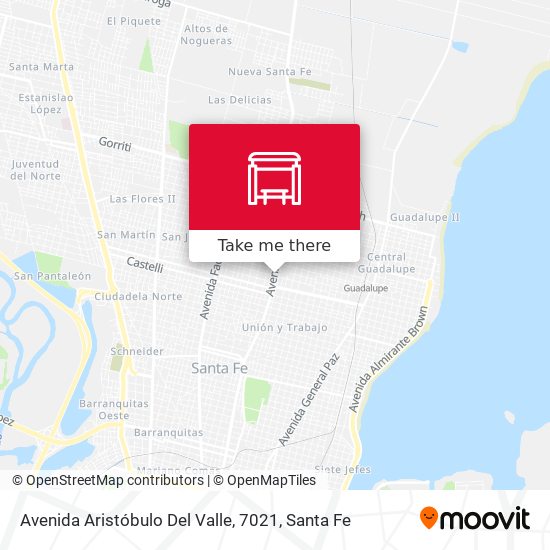 Avenida Aristóbulo Del Valle, 7021 map