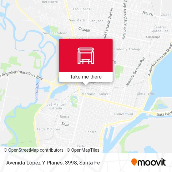 Avenida López Y Planes, 3998 map