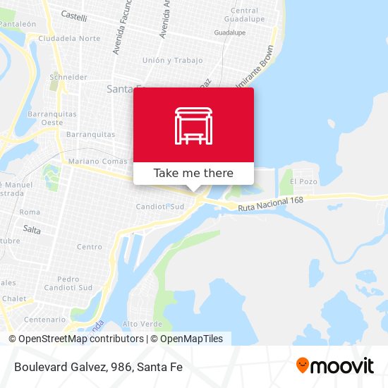 Mapa de Boulevard Galvez, 986