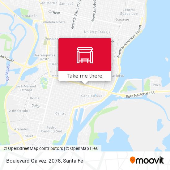 Mapa de Boulevard Galvez, 2078