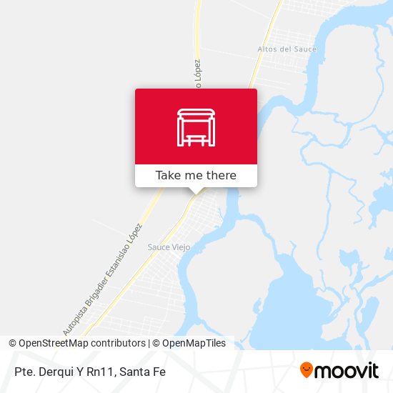 Mapa de Pte. Derqui Y Rn11