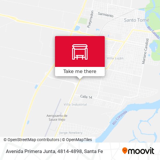 Mapa de Avenida Primera Junta, 4814-4898