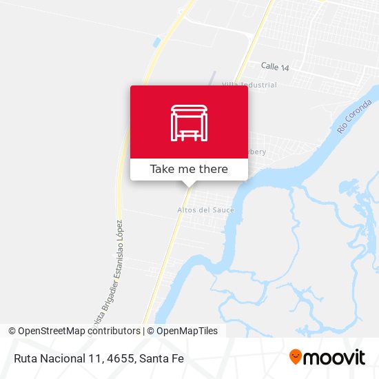 Mapa de Ruta Nacional 11, 4655