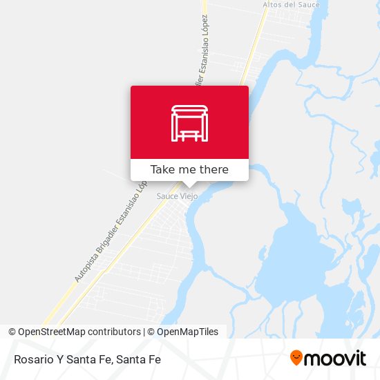 Mapa de Rosario Y Santa Fe