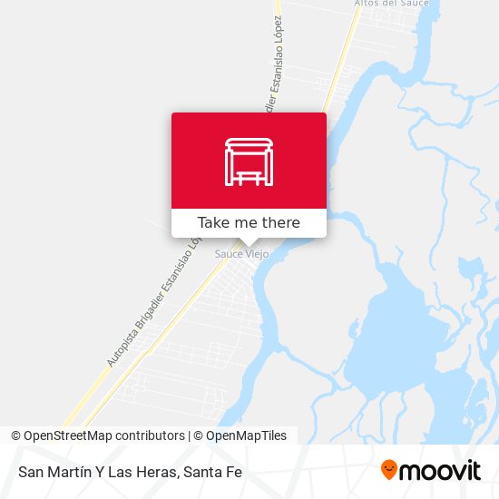 Mapa de San Martín Y Las Heras
