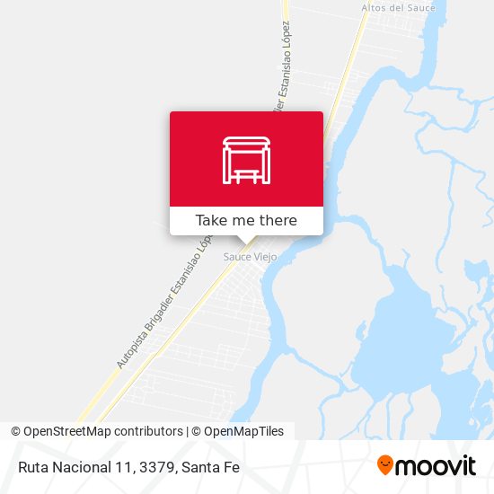 Mapa de Ruta Nacional 11, 3379
