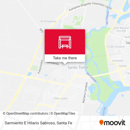 Mapa de Sarmiento E Hilario Sabroso