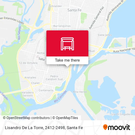 Lisandro De La Torre, 2412-2498 map