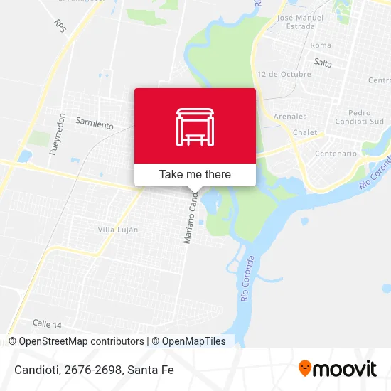 Candioti, 2676-2698 map