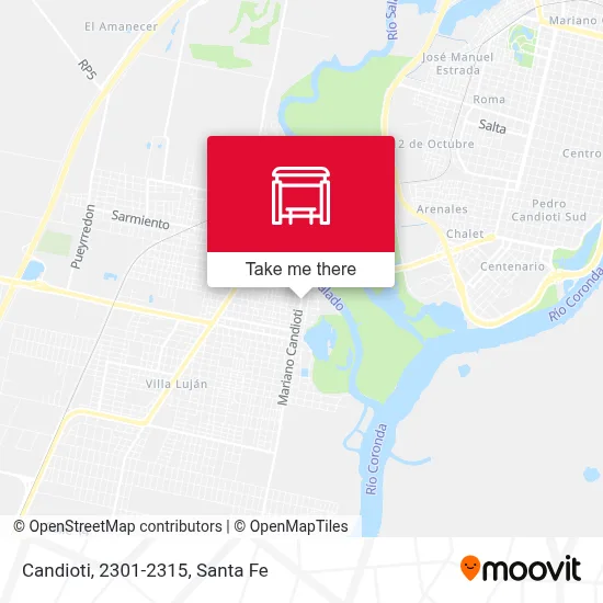 Candioti, 2301-2315 map