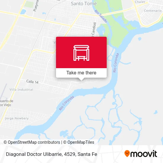 Diagonal Doctor Ulibarrie, 4529 map