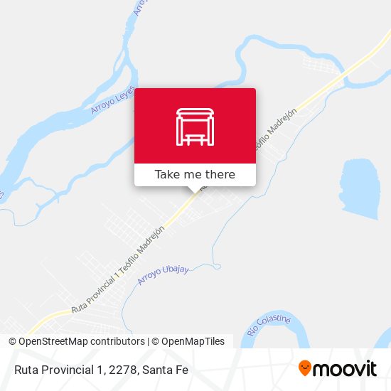 Mapa de Ruta Provincial 1, 2278