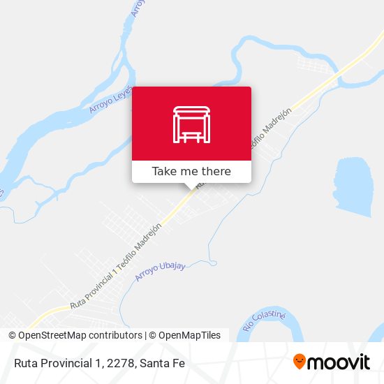 Mapa de Ruta Provincial 1, 2278