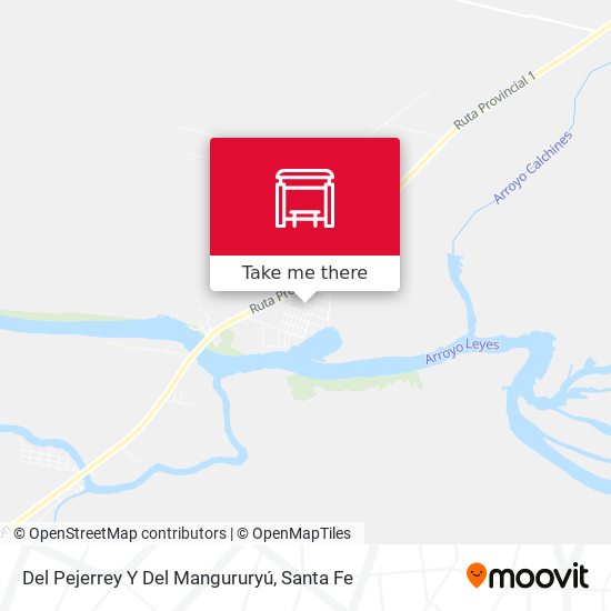 Del Pejerrey Y Del Mangururyú map